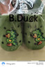 B.Duck小黄鸭童鞋儿童拖鞋男童透气洞洞鞋女童可爱家居鞋0954绿色32 实拍图