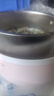 领锐（lingrui） 便携式电热饭盒插电保温饭盒自动蒸煮加热饭菜锅自热煮饭神器上班族便当带饭蒸饭器 粉色双层 实拍图