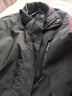 雅鹿三合一冲锋衣女男防风短外套加绒加厚可拆内胆风衣保暖滑雪登山服 YLN11Z36820黑色-女 L 实拍图