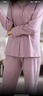 浪莎睡衣女士纯棉春夏季长袖长裤可外穿两件套家居服舒适大码套装 实拍图