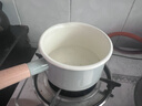 乐扣乐扣（LOCK&LOCK）婴儿奶锅宝宝辅食锅儿童热牛奶炖煮搪瓷小锅电磁炉通用14CM 实拍图