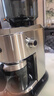 德龙（Delonghi）咖啡机 家用电动磨豆机 咖啡豆研磨器全自动磨粉配件 现磨意式磨粉机可视面板KG521.M 银色礼物 实拍图
