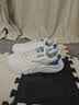 鸿星尔克运动鞋夏季男鞋透气运动鞋轻便跑鞋百搭老爹鞋男子休闲鞋桀骜2.0 微晶白/矿物蓝 42 实拍图