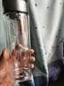 【京东物流配送】高硼硅双层玻璃杯大容量泡茶杯水杯子茶水分离杯 【双层加厚】茶杯350ml1只 实拍图