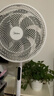 美的（Midea）【飓风节能】七叶柔风立式电风扇/家用轻音落地扇/台式小型风扇/大风力遥控定时摇头风扇 SAH35BSJ 实拍图