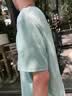 真维斯（Jeanswest）冰丝短袖t恤男士夏季新款清凉透气运动上衣男宽松吸汗健身跑步衣 水绿 纯色 L 【推荐体重110-130斤】 实拍图