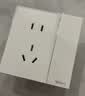 公牛（BULL）开关插座G57蝶翼超薄一开单控五孔带开关插座G57E333A暮雪白暗装 实拍图