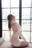 曼烟情趣内衣丝袜发泄性感开阴制服袜免脱连裤袜夫妻刺激高档白 7054 实拍图