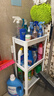 美丽雅厨房置物架多功能落地多层收纳架书架零食架三层床头卧室厨房用具 实拍图