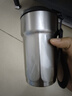 炊大皇316L不锈钢咖啡杯保温杯保冷杯子便携随行水杯420ml（钢本色） 实拍图