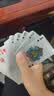 黄金扑克牌PVC塑料扑克防水创意土豪金色金属朴克牌纸牌金箔扑克 银色美元款扑克 实拍图