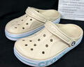 卡骆驰（CROCS）贝雅卡骆班洞洞鞋轻便耐磨一脚蹬休闲鞋女鞋时尚沙滩鞋|205089 冬日白/彩色-1LI 44 (280mm) 实拍图