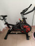 汗马 【智能游戏APP】动感单车家用运动器材健身车室内脚踏自行车 弹簧减震+加大车架+飞轮全包黑 实拍图
