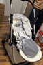 酷贝乐（coballe）婴儿车0-3岁用折叠可坐可躺减震遛娃神器轻便溜娃新生儿宝宝推车 极光白(轻巧便携+全罩遮阳) 实拍图