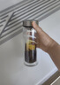 希诺双层玻璃杯男家用商务办公泡茶杯子过滤车载水杯XN-9301 265mL 实拍图