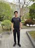 安踏（ANTA）冰丝速干运动套装男夏季短袖透气排汗休闲直筒长裤跑步健身两件套 黑色速干短袖+黑色速干直筒长裤 L /175 (130-145斤) 实拍图
