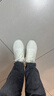 安踏男鞋板鞋小白鞋男士运动鞋夏季防泼水厚底减震休闲鞋七夕礼物 【厚底减震小白鞋】象牙白/芯片灰-1 40.5 (250mm) 实拍图