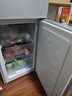 新飞（Frestec）小冰箱 冰箱小型双开门 迷你双门家用宿舍租房冷藏冷冻电冰箱节能省电 108L银【行业爆款+一级能效】 实拍图