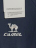 骆驼（CAMEL）迪丽热巴同款纯柔棉T神宽松男女短袖t恤 C36BAXLN090 墨蓝 S 实拍图