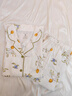 爱宝适月子服纯棉纱布春夏孕妇装产妇喂奶衣哺乳睡衣家居服XL码柠檬M347 实拍图