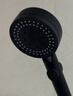 四季沐歌（MICOE）黑色增压淋浴花洒喷头套装 浴室淋浴头花洒手持花洒三件套HS125 实拍图