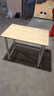舒客艺家 电脑桌台式小户型小桌子家用学习桌写字办公书桌电竞长条桌子 木纹白架单桌80*50*74 加固电脑桌 实拍图