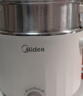 美的（Midea）电煮锅 小电锅 不锈钢0涂层电热锅 宿舍小锅多功能锅 1.6L学生寝室一体泡面小火锅XZC2017G 配蒸笼 实拍图