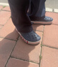 卡骆驰（CROCS）贝雅卡骆班洞洞鞋轻便耐磨一脚蹬休闲鞋女鞋时尚沙滩鞋|205089 白/深蓝-126 41 /42(260mm) 实拍图