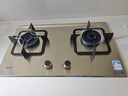 林内（Rinnai）燃气灶家用5kW大火力双眼猛火灶具嵌入式一级能效天然气 可调节灶2E08M 实拍图