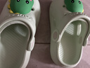 牧童儿童拖鞋夏男宝宝洞洞鞋软底女童卡通洗澡婴幼儿家居鞋奶龙绿160 实拍图
