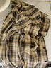 真维斯（Jeanswest）格子衬衫男款春夏季2026新款潮牌美式长袖衬衣男士上衣外套男 米蓝格 2XL 实拍图