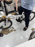 大行（DAHON） 顺丰发货折叠自行车20寸8级变速单车P8经典款KBC083 白色【速联X7+苹果胎】 实拍图