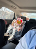 Heekin引领者儿童安全座椅汽车用0-12岁婴儿宝宝车载可坐躺智能通风加热 香槟金-基础版（单手旋转+不窝脖设计+175°大躺角） 实拍图