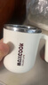 美厨（MAXCOOK）316L不锈钢马克杯水杯 保温杯子家用燕麦早餐茶杯带盖450ml珊瑚红 实拍图