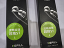 KACO文具0.38mm黑色按动笔芯 中性笔替芯双珠 速干ST头刷题大容量笔芯 亚规通用 10支装 实拍图