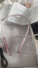 索爱(soaiy) X8无线蓝牙耳机 颈挂式跑步运动音乐耳机半入耳长续航 适用于苹果安卓华为手机 玫瑰金 实拍图
