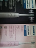飞利浦（PHILIPS）声波电动牙刷钻石3系 5倍洁齿5种模式 刷头*2【亮白+洁净】生日礼物 送男生女友HX5181/01  白 实拍图