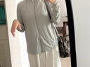 蕉下（beneunder）防晒衣女宽松透气夹克款便携轻量户外AS100浅咖灰M 实拍图