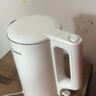 美的（Midea）电热水壶家用烧水壶泡茶0涂层食品级304不锈钢自动断电双层防烫全钢无缝1.5L大容量 MK-HJ1566 实拍图
