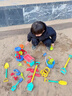 妙贝乐儿童沙滩玩具宝宝海边玩沙挖沙铲子水桶沙漏挖土工具套装沙池推车 实拍图