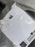 阿芭萨2026年新款夏装纯棉短袖t恤韩系宽松圆领休闲薄款大码上衣体恤衫 白色【纯色】 L 【建议80-100斤】 实拍图