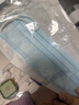 振德一次性医用外科口罩成人儿童口罩立体三层防粉尘飞沫 蓝色300只 实拍图
