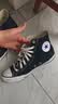 匡威（Converse）All Star夏季经典帆布男女高帮休闲运动鞋黑色101010 101010/黑色 43 实拍图