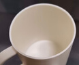 JAJALIN手柄漱口杯洗漱杯子家用儿童牙缸简约牙刷杯套装情侣刷牙杯 白色 实拍图