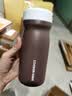 炊大皇316L不锈钢保温杯便携口袋杯子保冷小巧超轻外出350ml（檀木棕） 实拍图