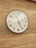 京东京造 木语系列挂钟 钟表挂墙时钟客厅电子钟35cm摩卡棕 实拍图
