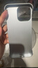 米弗希 复古亚麻布纹无边框适用苹果17promax磁吸手机壳16新款iphone15pro超薄14散热高级商务保护套 【白色】亚麻布纹-哑光电镀 iPhone 15 Pro Max 实拍图