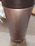 膳魔师（THERMOS） 不锈钢保温杯男商务定制水杯车载办公室便携杯子400ml JCG-400 浅银红 400ml 实拍图