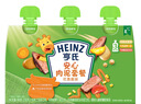 亨氏（Heinz）宝宝辅食果泥婴儿肉泥牛肉佐餐泥纯净0添加零食套装 72g*3袋 实拍图