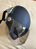 野马（YEMA）3C认证359S电动摩托车头盔男女夏季防晒半盔四季通用安全帽新国标 亚黑花+咖短 实拍图